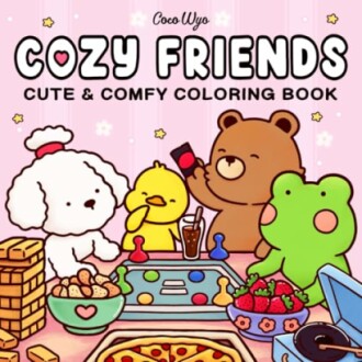 Cozy Friends Coloring Book